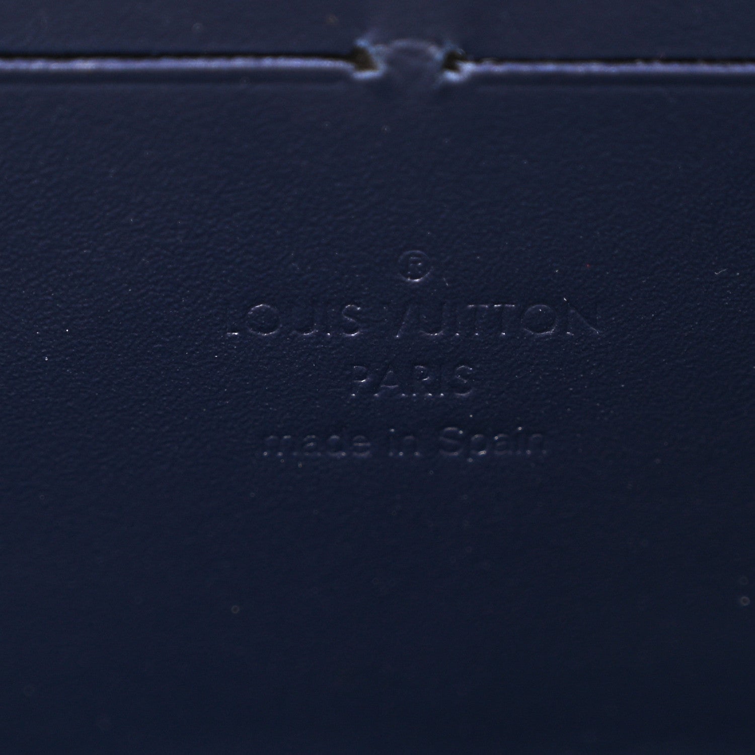 Louis Vuitton Vernis Miroir Clemence Wallet Blue 6 of 8