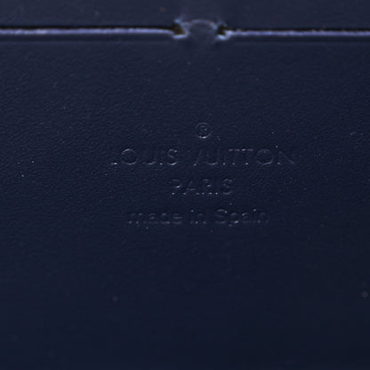 Louis Vuitton Vernis Miroir Clemence Wallet Blue 6 of 8