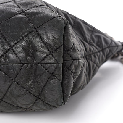 Chanel Iridescent Calfskin Coco Daily Hobo Black 18 of 18