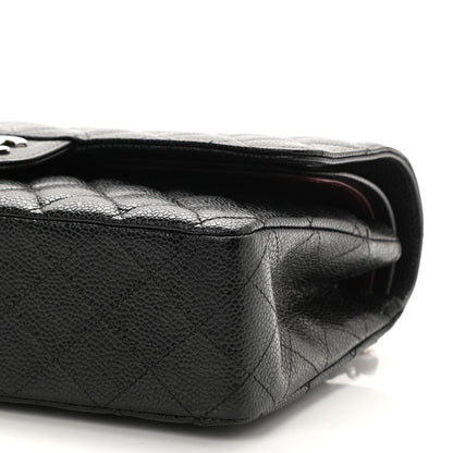 Chanel Caviar Quilted Medium Double Flap Black 10 of 11