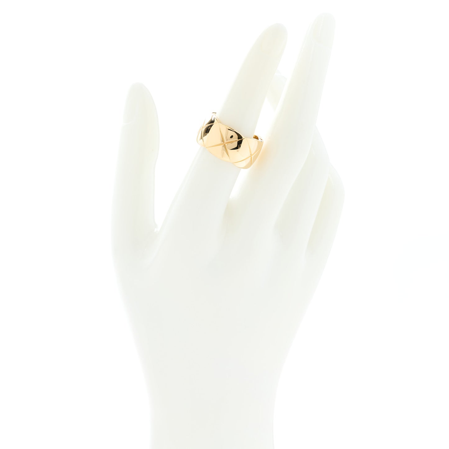 18K Yellow Gold Large Coco Crush Ring 53 6.5