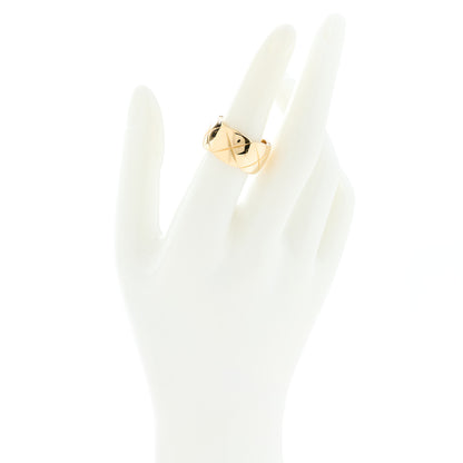Chanel 18K Yellow Gold Large Coco Crush Ring 53 6.5 2 of 8