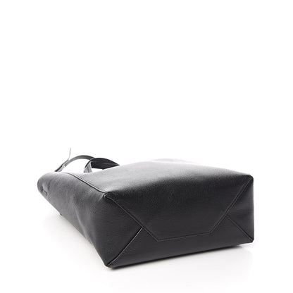 Celine Grained Calfskin Small Vertical Cabas Black 4 of 9