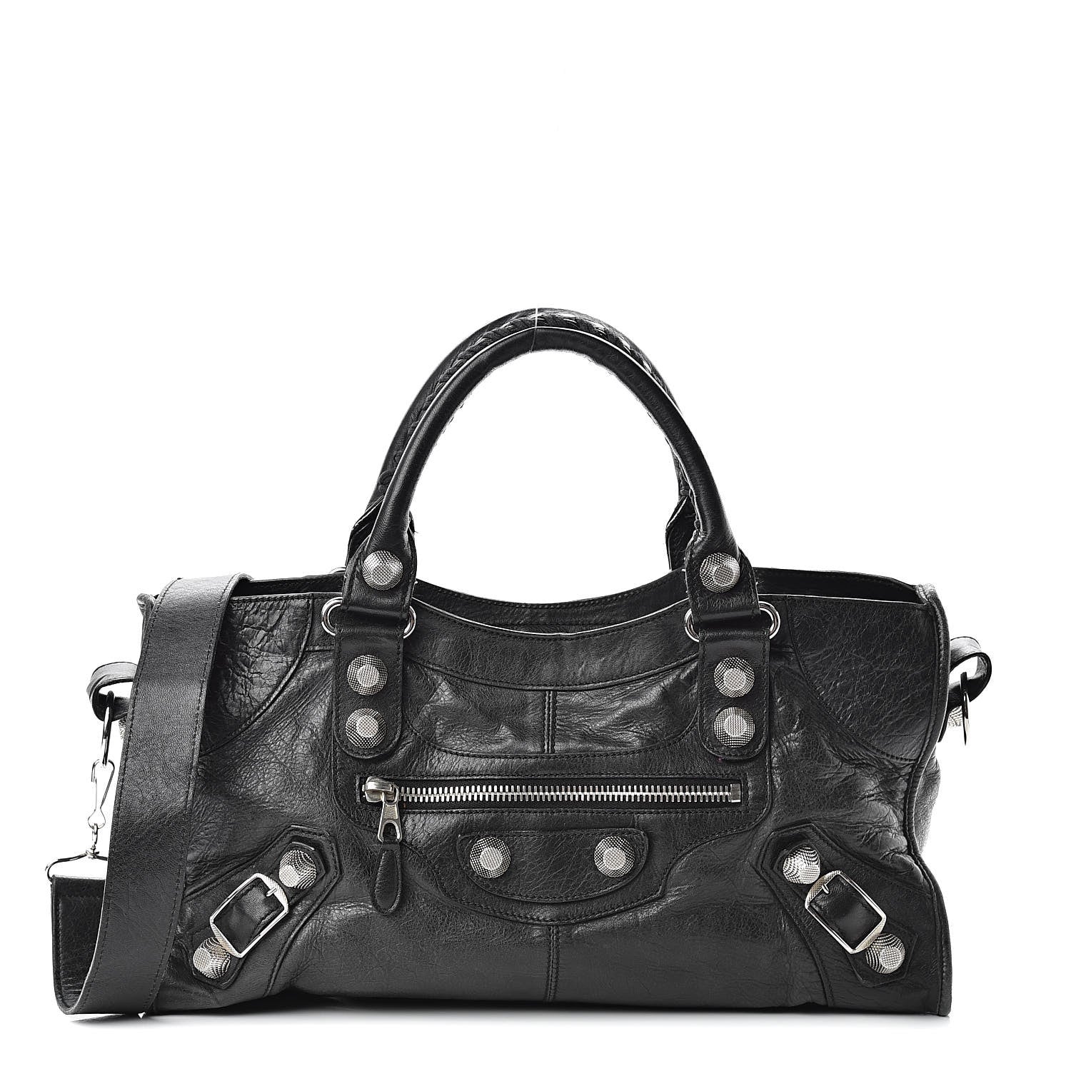 Balenciaga Agneau Giant 21 Silver Hardware Part Time Black 1 of 19