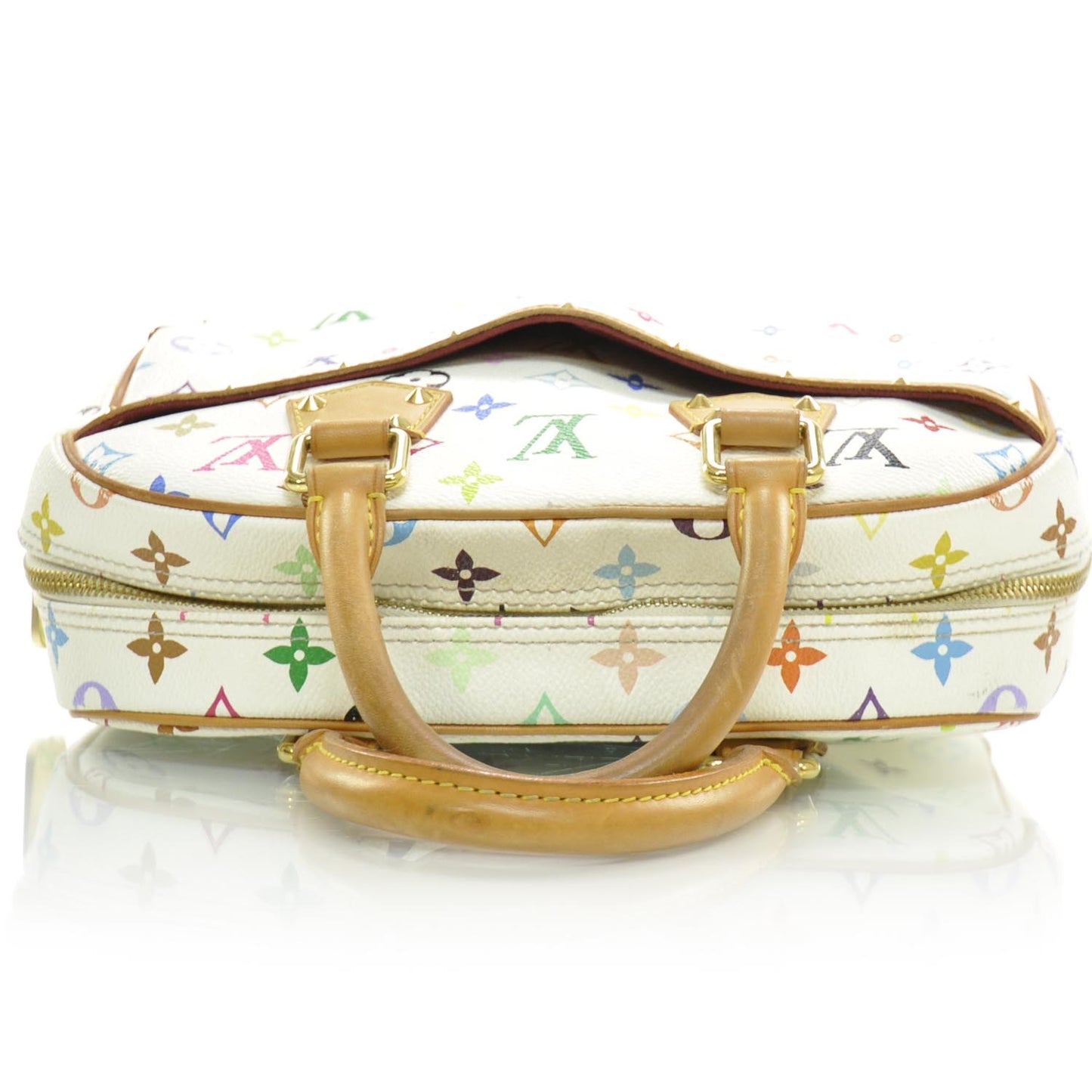 Monogram Multicolor Trouville White