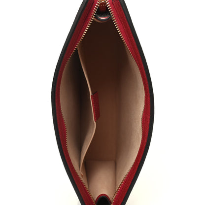 Gucci GG Supreme Monogram Flora Web Ophidia Pouch Red 4 of 4