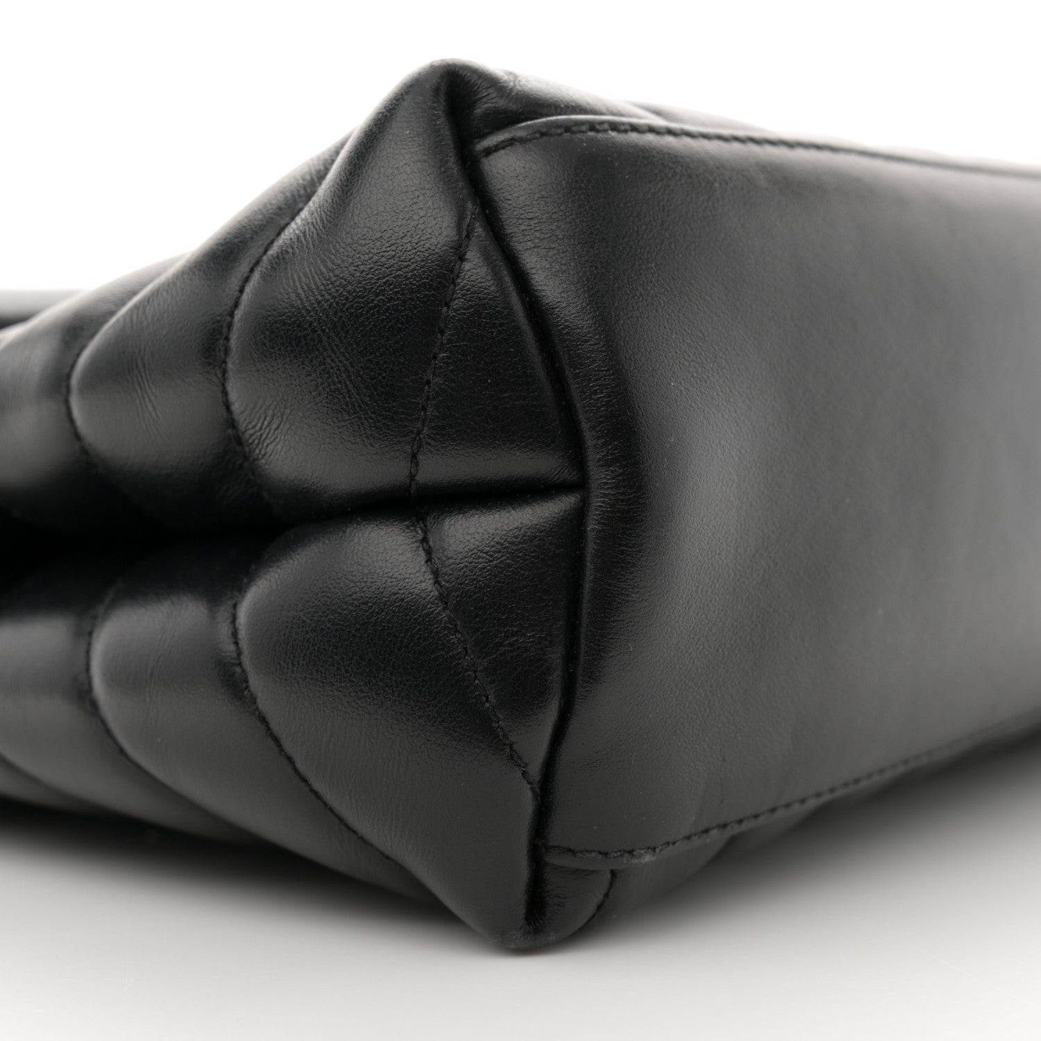 Saint Laurent Calfskin Y Quilted Monogram Monochrome Medium Loulou Chain Satchel Black 9 of 13