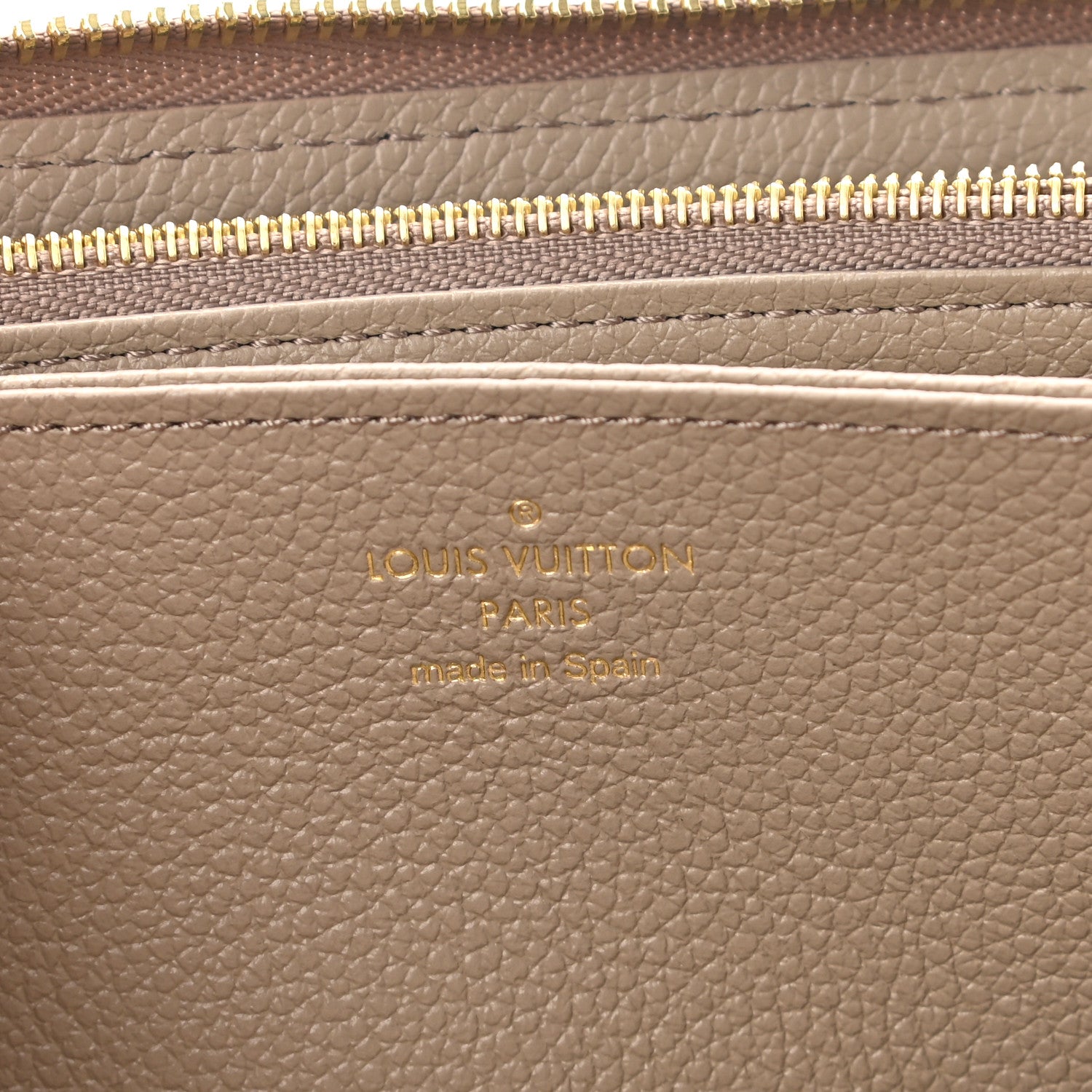 Louis Vuitton Empreinte Monogram Giant Zippy Wallet Tourterelle Creme 11 of 16