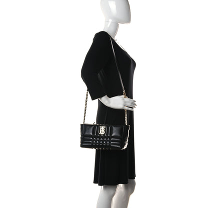 Burberry Calfskin Quilted Small Lola Zip Black 2 of 10