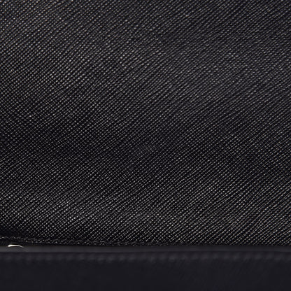 Prada Saffiano Travel Messenger Bag Black 8 of 17