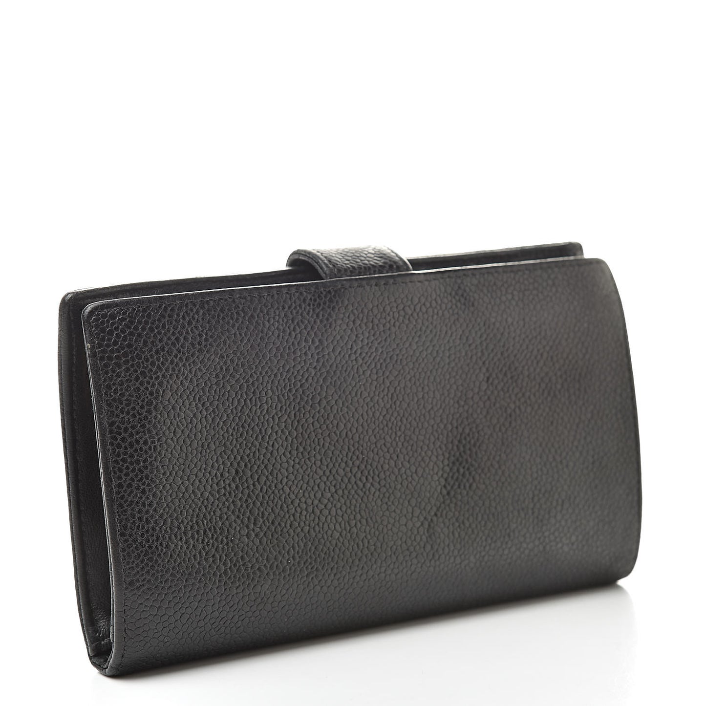 Caviar Timeless CC French Wallet Black