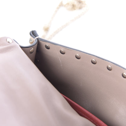 Valentino Garavani Nappa Small Rockstud Spike Shoulder Bag Poudre 8 of 11