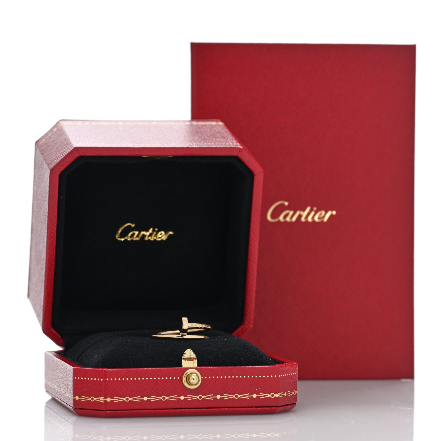 Cartier 18K Yellow Gold Small Juste Un Clou Ring 51 5.75 3 of 5