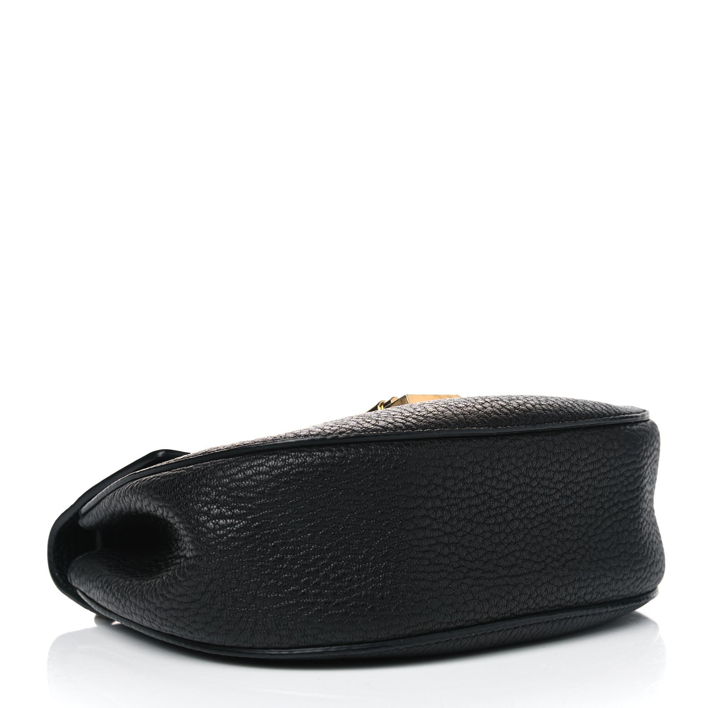 Grained Lambskin Mini Drew Shoulder Bag Black