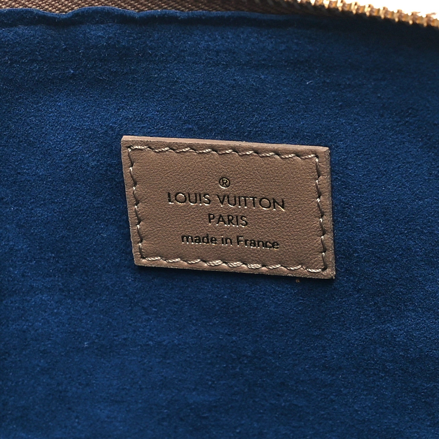 Louis Vuitton Lambskin Embossed Monogram Coussin MM Taupe 8 of 11