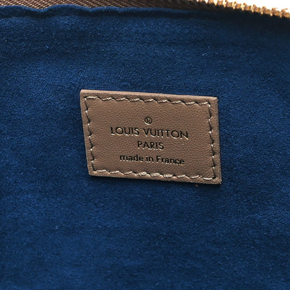 Louis Vuitton Lambskin Embossed Monogram Coussin MM Taupe 8 of 11