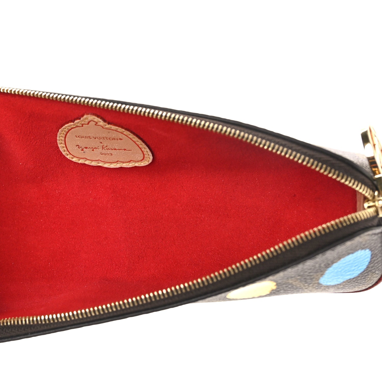 Louis Vuitton X YK Monogram Dots Elizabeth Pencil Pouch Multicolor 5 of 9