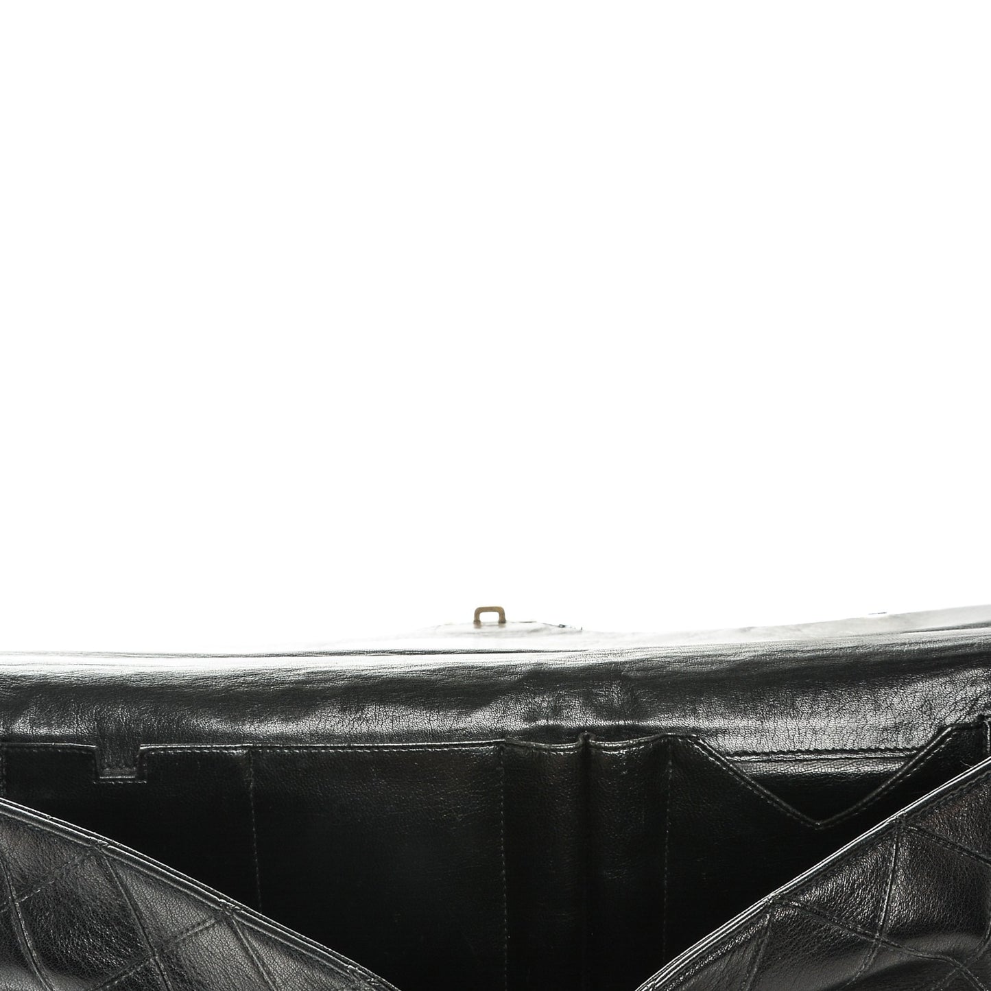 Lambskin Briefcase Bag Black