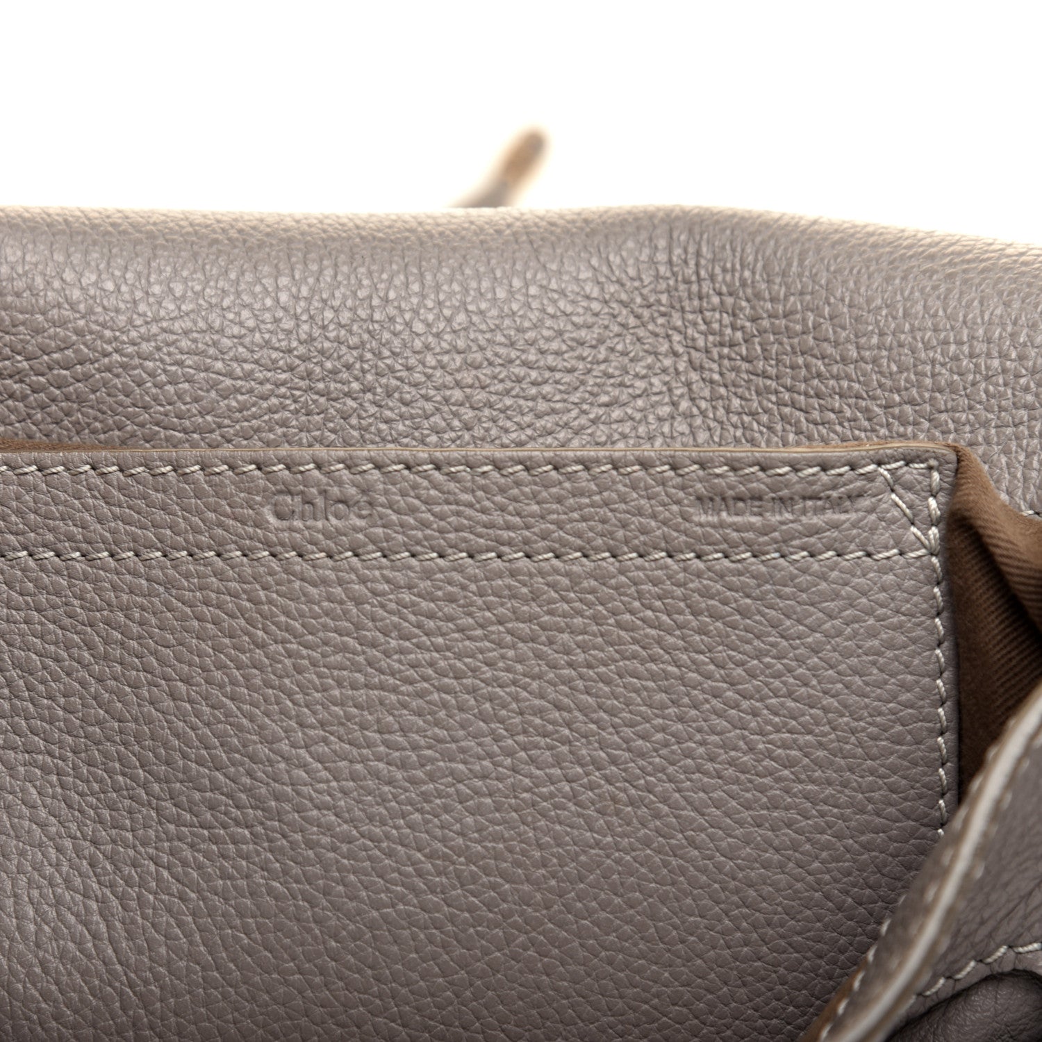 Chloe Calfskin Medium Marcie Round Crossbody Bag Cashmere Grey 8 of 11