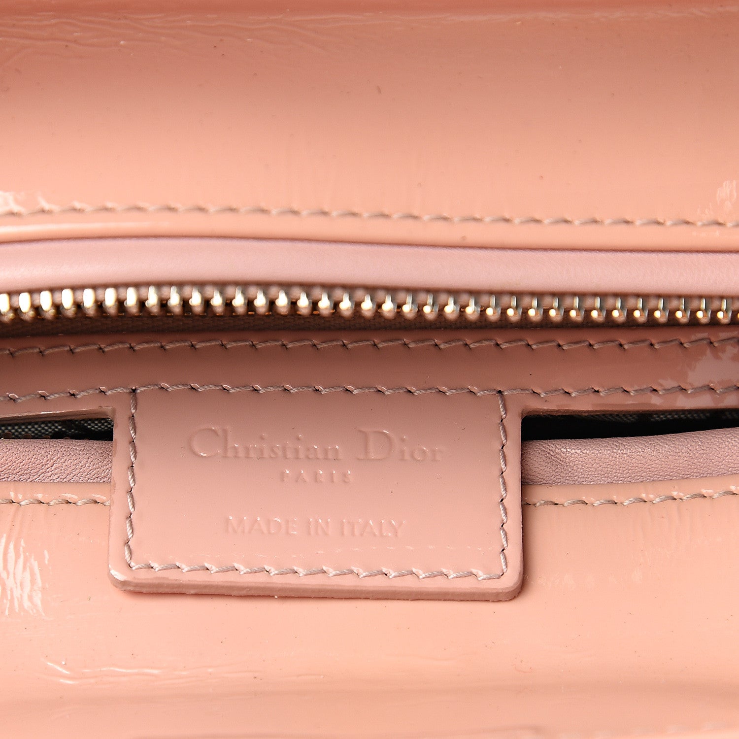 Christian Dior Patent Cannage Large Lady Dior Light Pink 5 of 12