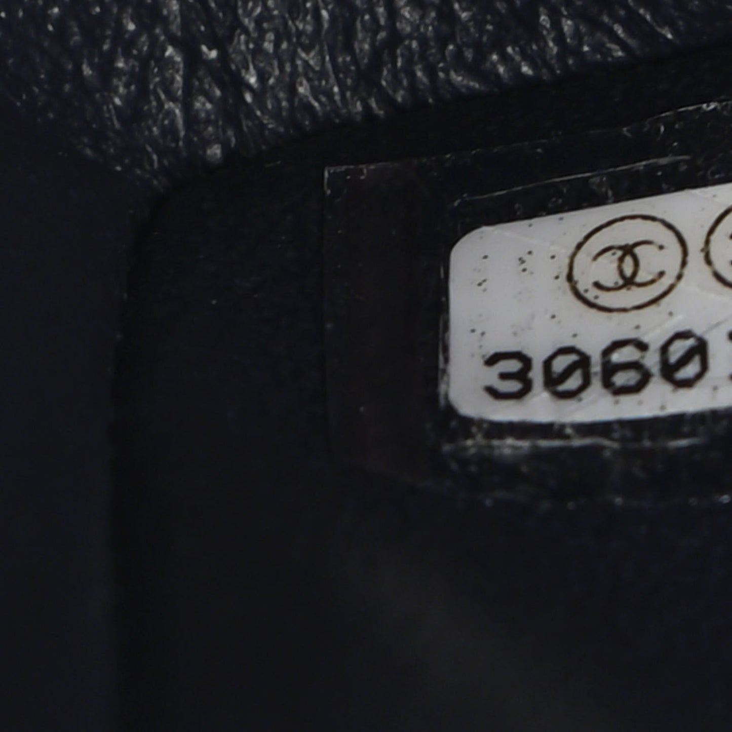 Caviar Chevron Quilted Small Double Flap Navy Blue