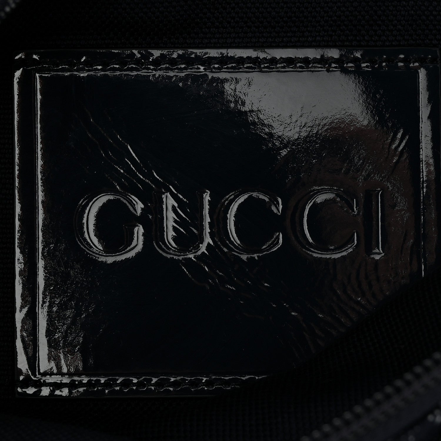 Gucci Denim Monogram Web Belt Bag Blue Multicolor 6 of 10