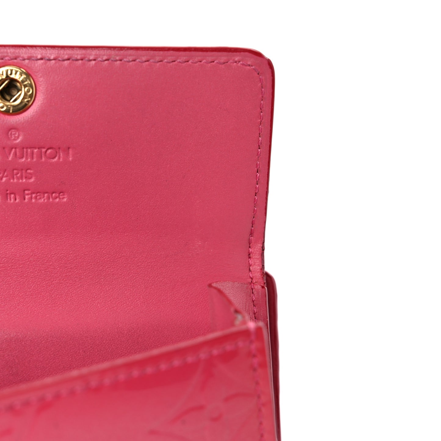 Vernis Business Card Holder Framboise