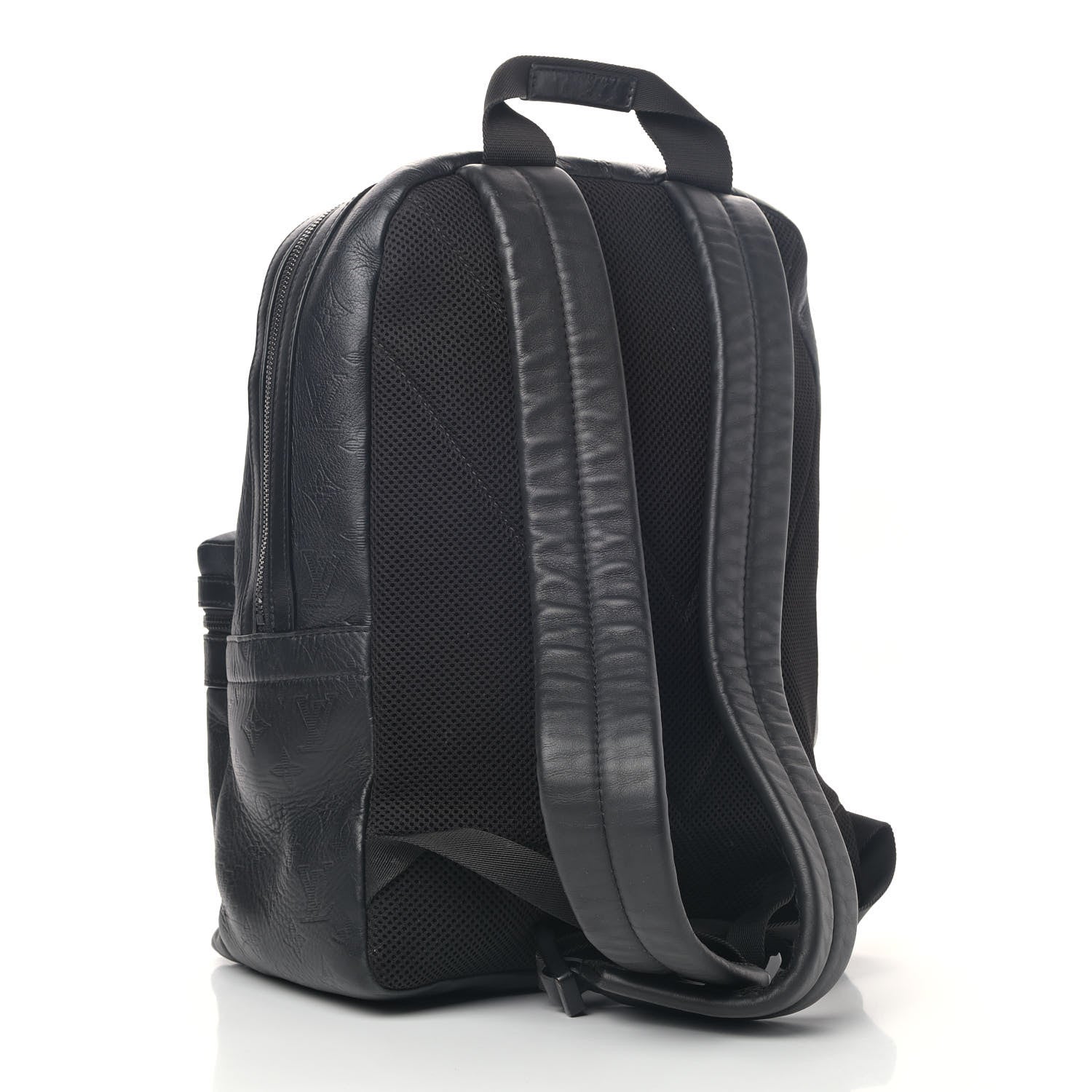 Louis Vuitton Calfskin Monogram Shadow Sprinter Backpack Black 2 of 6