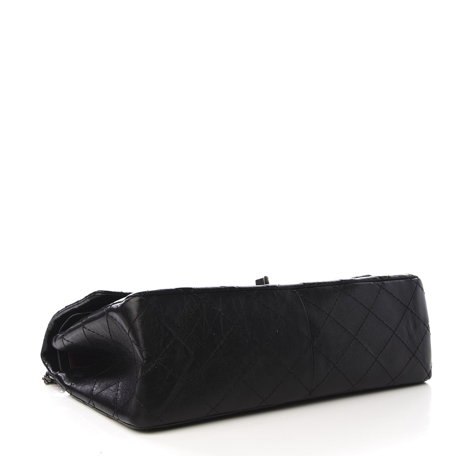 Chanel Aged Calfskin Quilted 2.55 Reissue 226 Flap Black 3 of 8
