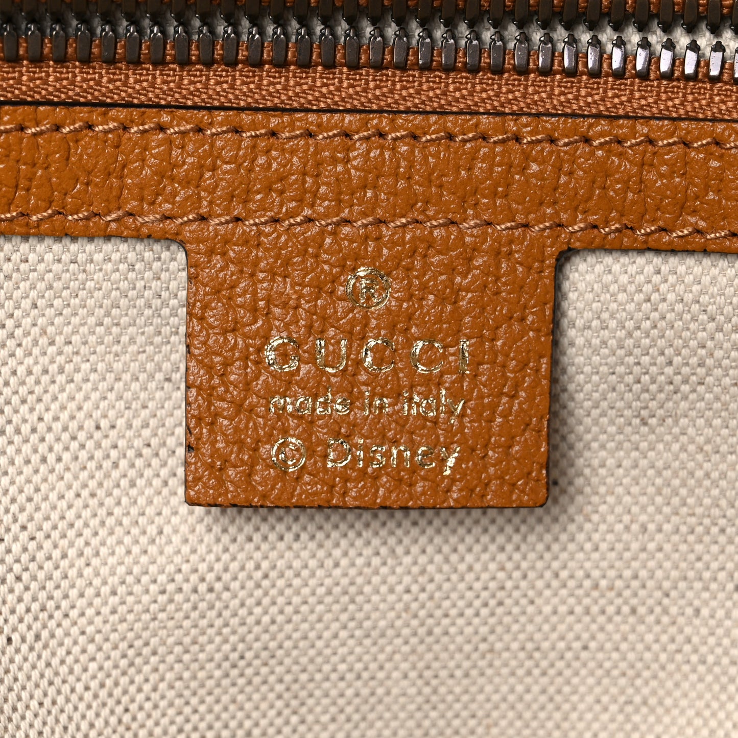 X DISNEY Mini Vintage GG Supreme Monogram Mickey Mouse Small Dome Backpack Beige Vintage Sun Oil