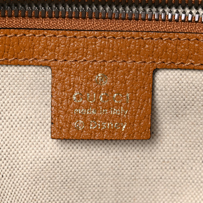 Gucci X DISNEY Mini Vintage GG Supreme Monogram Mickey Mouse Small Dome Backpack Beige Vintage Sun Oil 6 of 10