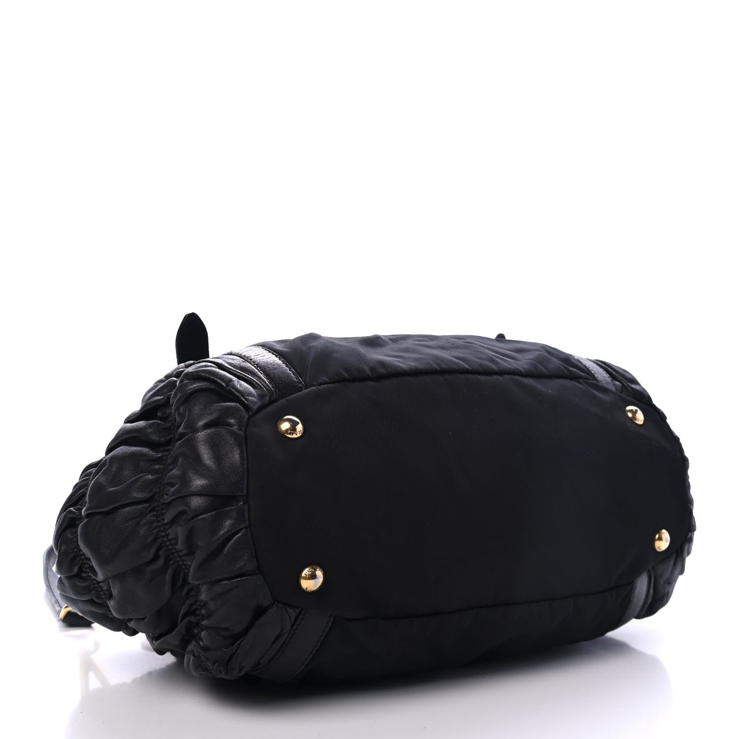 Prada Tessuto Nylon Gaufre Shopping Satchel Black 3 of 5