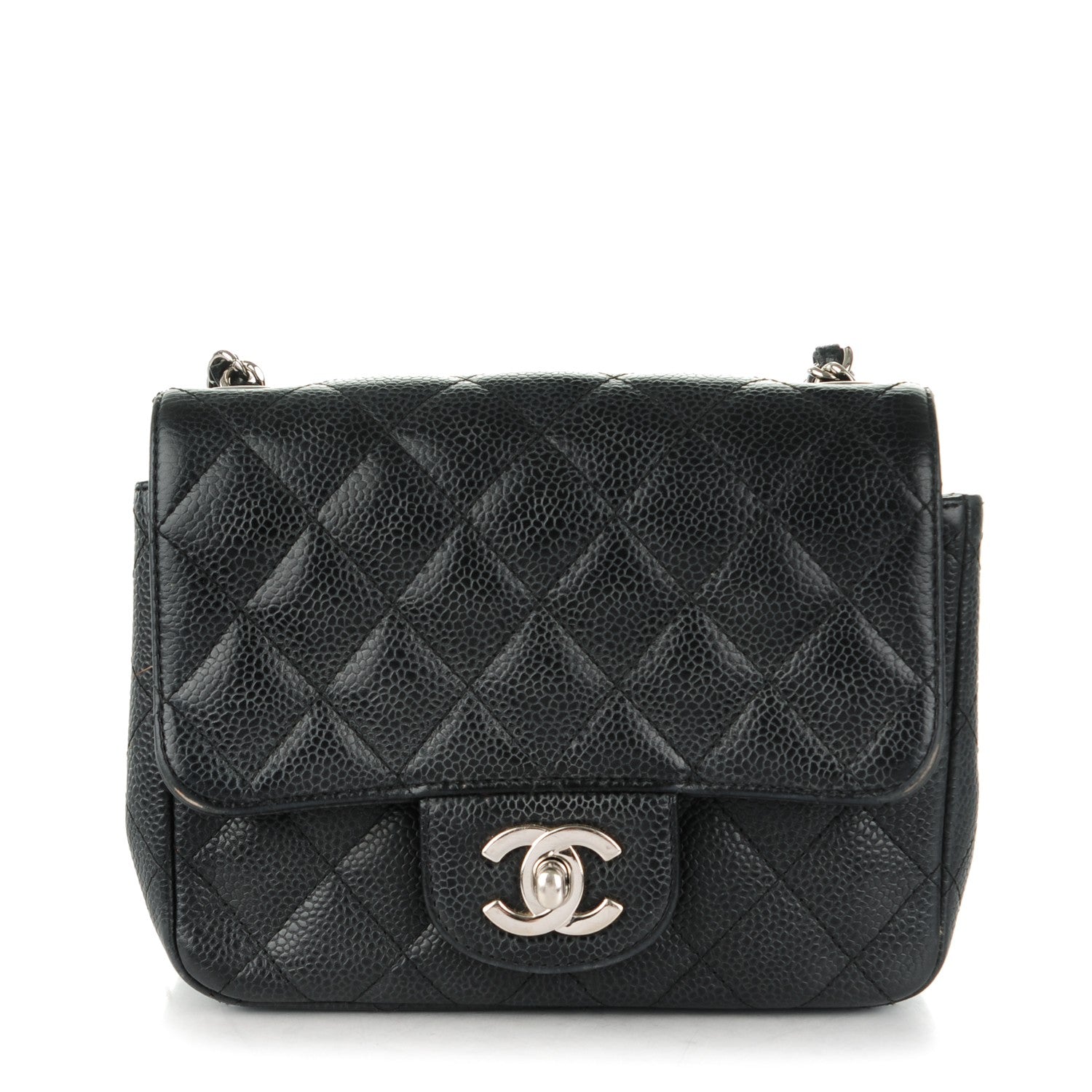 Chanel Caviar Quilted Mini Square Flap Black 1 of 8