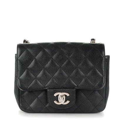 Chanel Caviar Quilted Mini Square Flap Black 1 of 8