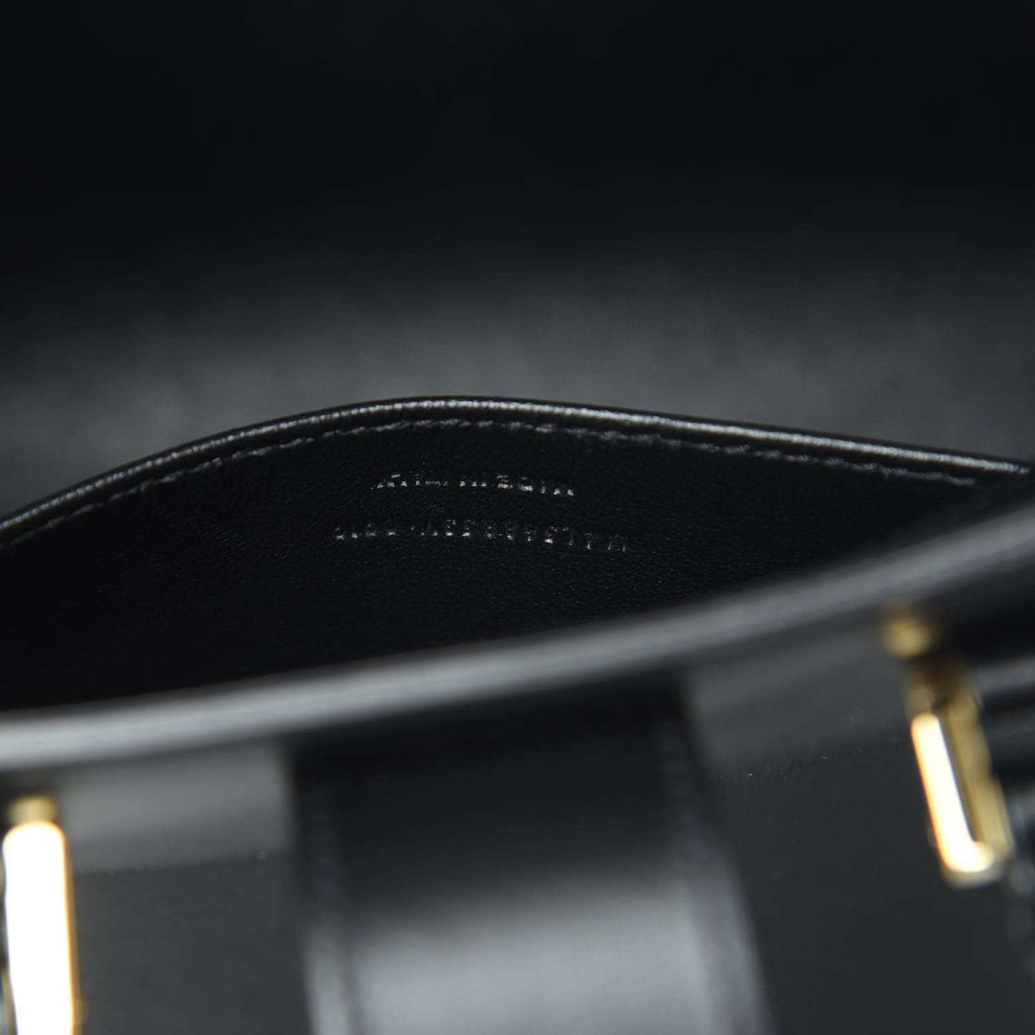 Saint Laurent Calfskin Monogram Baby Cabas Black 7 of 11