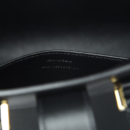 Saint Laurent Calfskin Monogram Baby Cabas Black 7 of 11