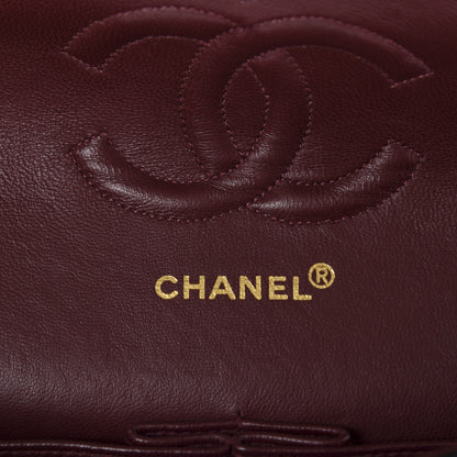 Chanel Lambskin Quilted Medium Double Flap Black 13 of 15