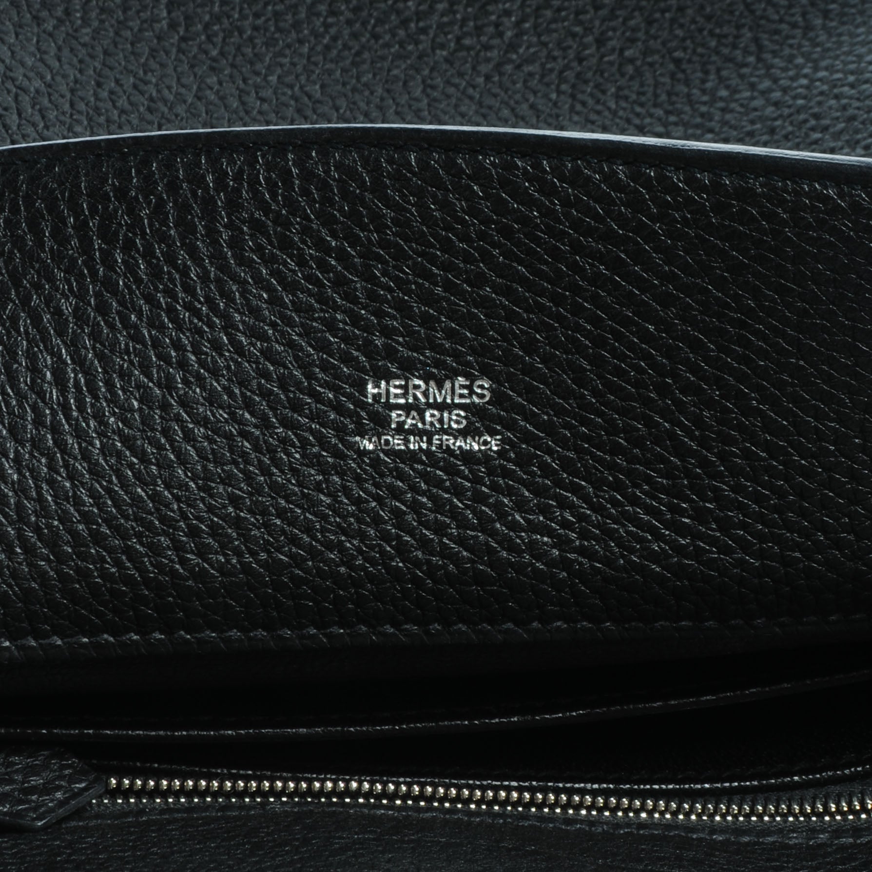Hermes Taurillon Clemence So Kelly 26 Black 7 of 8