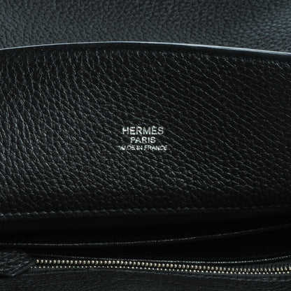Hermes Taurillon Clemence So Kelly 26 Black 7 of 8