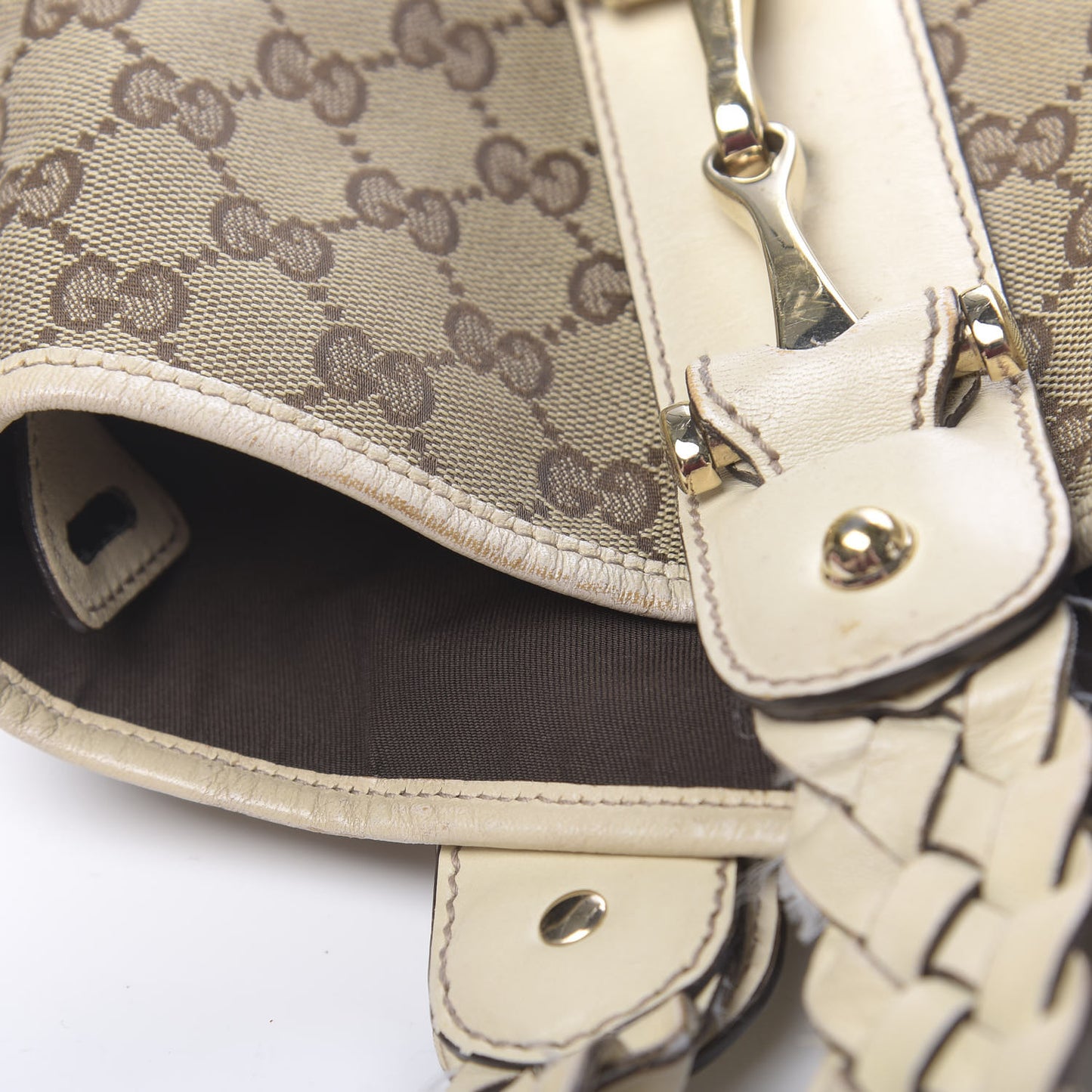 Monogram Small Pelham Shoulder Bag Off White