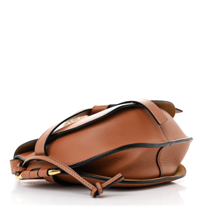 Loewe Calfskin Jacquard Small Gate Dual Bag Tan 4 of 10