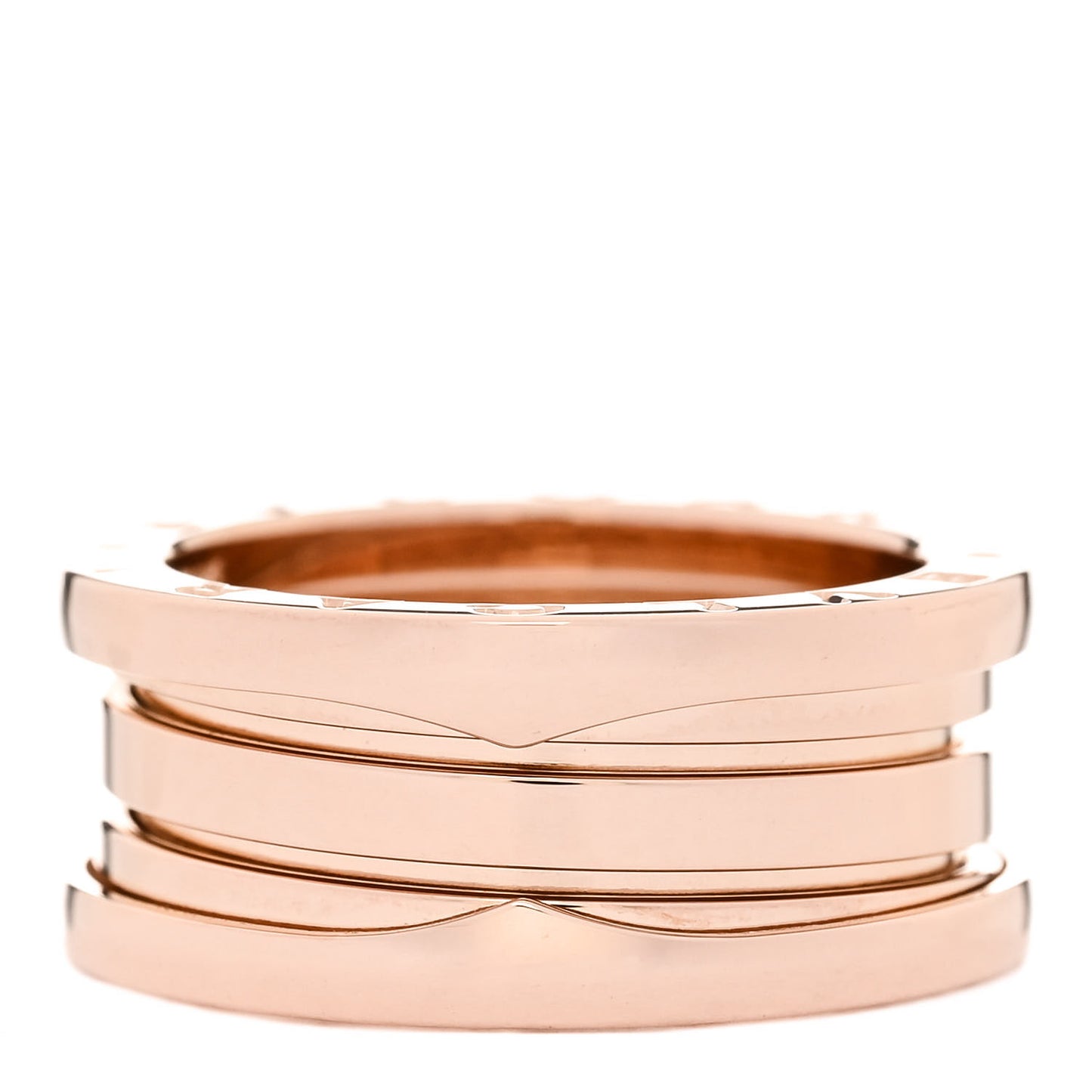 18K Rose Gold B.Zero1 Three-Band Ring 53 6.25