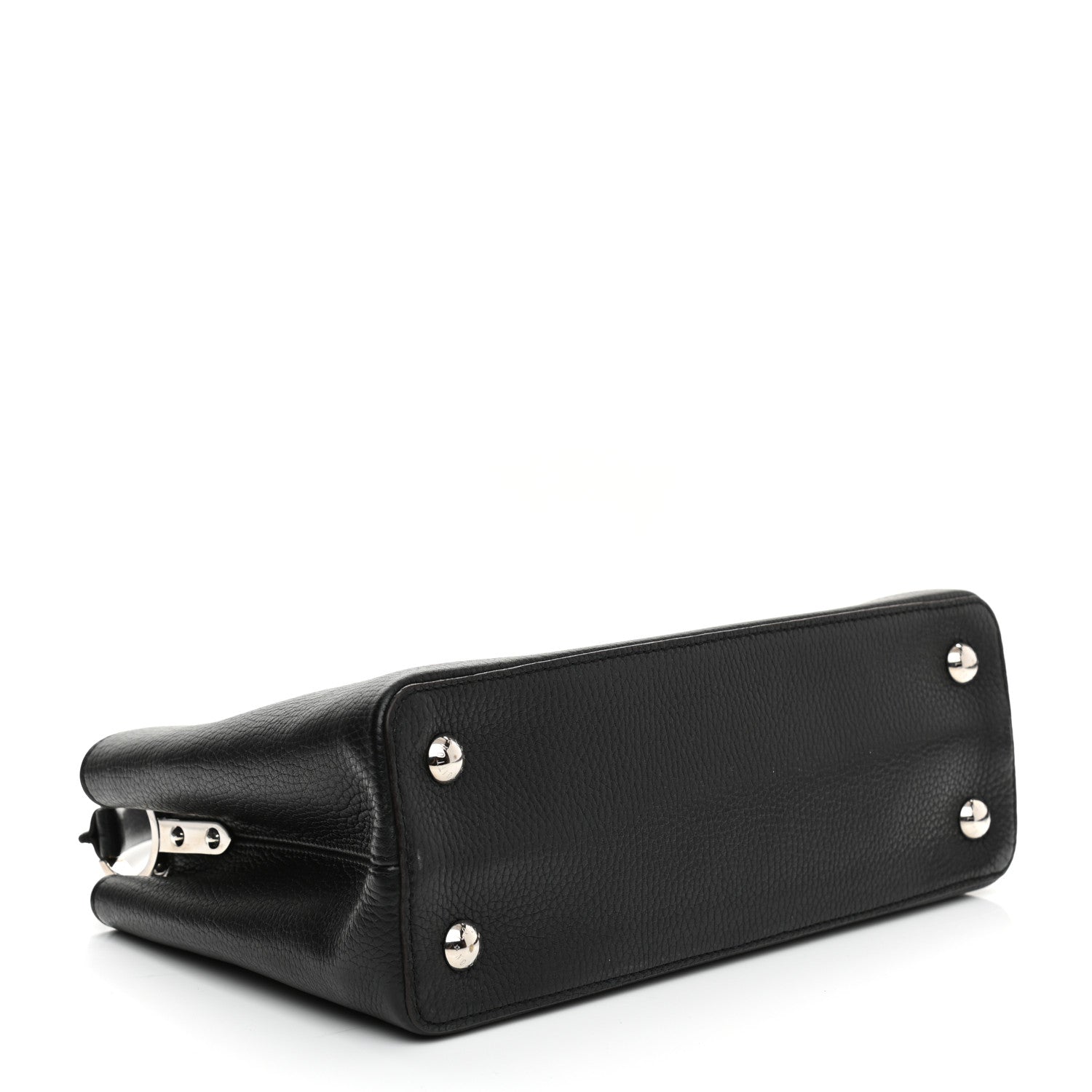Louis Vuitton Taurillon Capucines PM Black 4 of 9