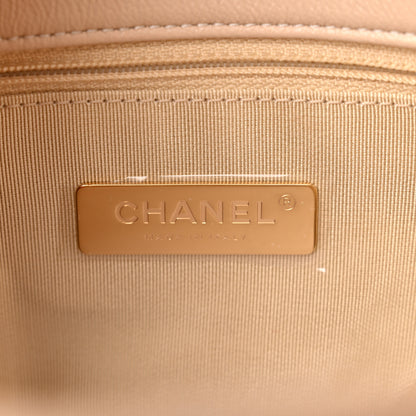 Chanel Lambskin Quilted Large Chanel 19 Flap Beige 6 of 11