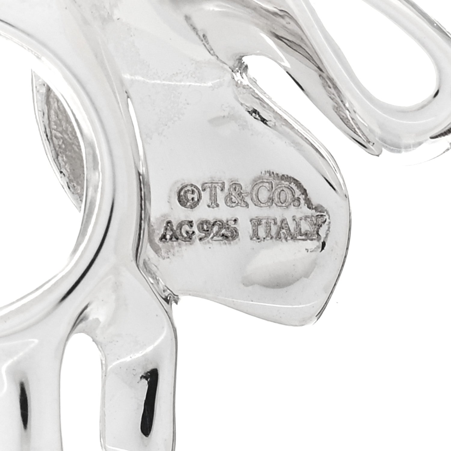 Tiffany Sterling Silver Tsavorite Save the Wild Elephant Charm 4 of 5