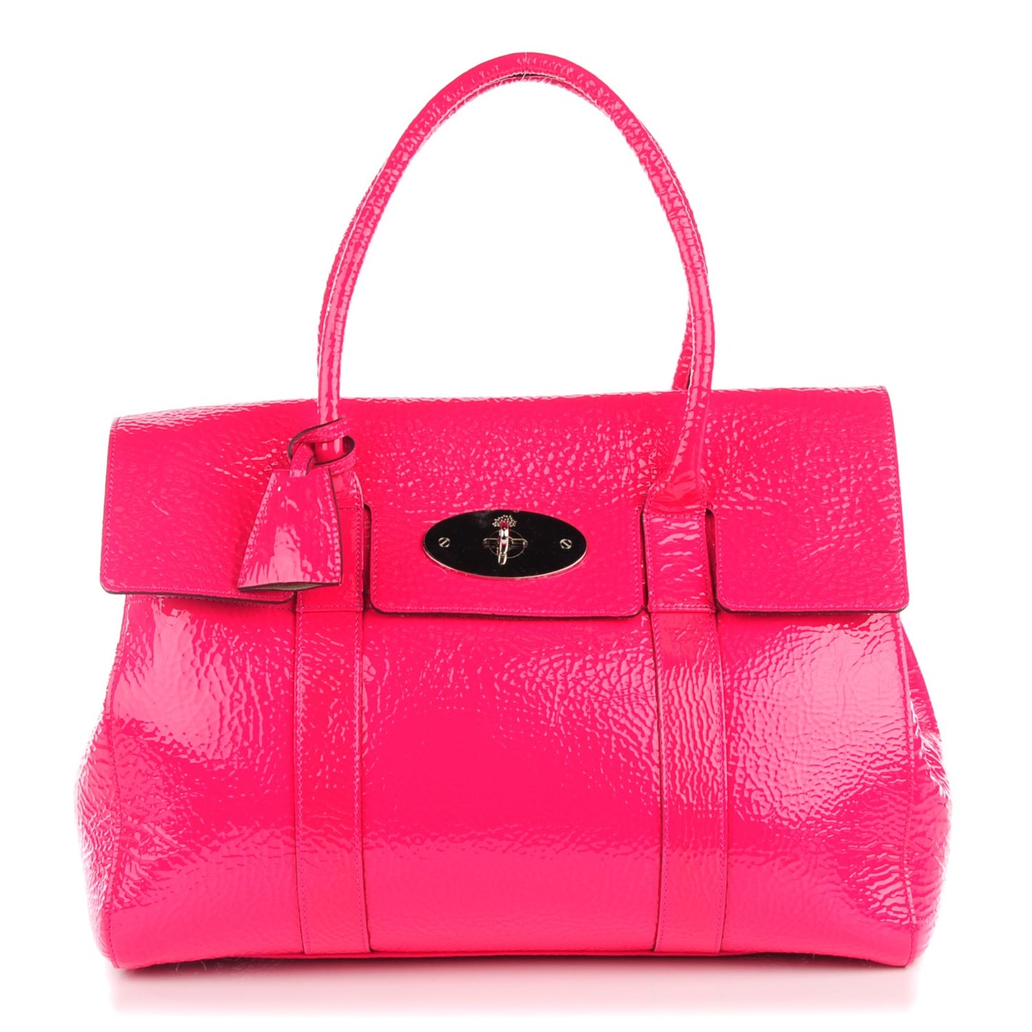 Spongy Patent Bayswater Hot Pink
