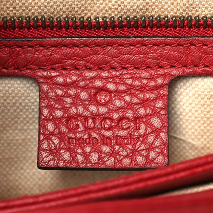 Gucci Cellarius Calfskin GG Marmont Shoulder Bag Vulcanic Red 6 of 12