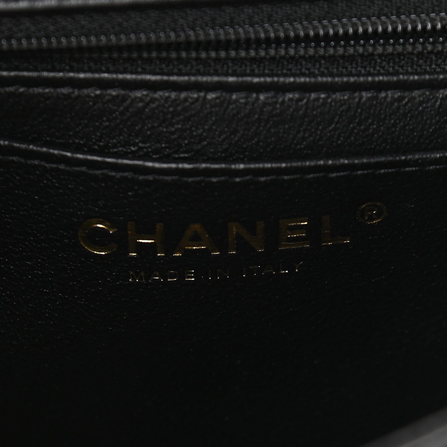Lambskin Quilted Mini Top Handle Rectangular Flap Black