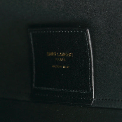 Saint Laurent Calfskin Toy Shopping Tote Black 6 of 10