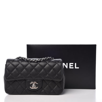 Chanel Caviar Quilted Mini Rectangular Flap Black 7 of 7